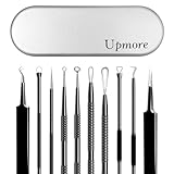Upmore Mitesserentferner Set aus Edelstahl, 6-teiliges Profi-Werkzeug mit...