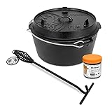 Petromax Feuertopf (Dutch Oven) Set´s (FT9, planer Boden) | Original...