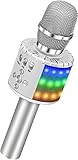 BONAOK Kinder Karaoke Mikrofon, Bluetooth Karaoke Mikrofon Mit...