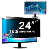 ZOEGAA Blickschutzfolie 24 zoll Monitor 16:9 eitenverhältnis, Anti...