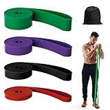 Resistance Bands Set,Fitnessbänder Widerstandsbänder Set mit 4 Stufen,...