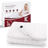 REDKEY Wärmeunterbett mit Abschaltautomatik, Heizdecke Unterbett mit 7...