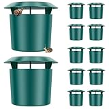 12 Stück Schneckenfalle Garten 8.5x9cm Schneckenfallen Plastik Wasserdicht...