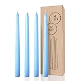 CANDWAX 30,5 cm Spitzkerzen, 4 Stück – tropffreie und rauchfreie Kerze,...