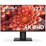 KOORUI Monitor 27 Zoll, 4K PC Bildschirm UHD(3840 * 2160), IPS, 4ms, 60Hz,...