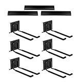 laxreheye Skihalter für Garage, rutschfeste Halterung für Skateboard und...