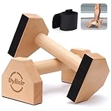 Liegestützgriffe 2 Push Up Bars Holz Parallettes gelenkschonende...