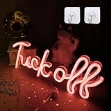 ENUOLI LED -Neonschild, verdammte LED -Neonschilder fick off neon leichte...