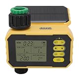 Solar-Sprinkler-Timer, einstellbarer programmierbarer Wassertimer für...