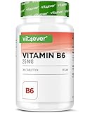 vit4ever Vitamin B6 als P-5-P - 365 Tabletten - Hchdosiert mit 25 mg...