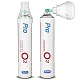 Maclean PR-994 Tragbarer Sauerstoffinhalator 2x12L in der Dose o2 99,4%...