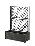 Stefanplast Kletterpflanzgefäß mit Gestell - 100 x 43 x1 42 cm -...
