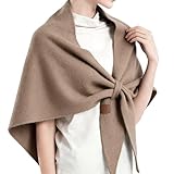 Uvwxba Wollschal – Pashminas-Stil für Damen, gestrickt, warm, elegant,...