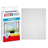 tesa Insect Stop Standard Fliegengitter für Fenster - Insektenschutz...