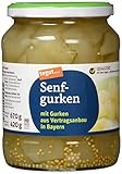 tegut... Senfgurken, 670g (Abtropfgewicht - 420g)