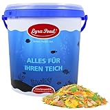 Lyra Pond® 10 L Multi Flakes im Eimer | Flockenfutter für Teichfische |...