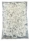 100 Gardinenröllchen, Rollringe, Universalhaken, Gardinengleiter - Leise...