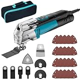 Oszillationswerkzeug, 300W Multifunktionswerkzeug mit 23 Zubehör, 6...