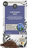 Hortensienerde Blau 10 L | Perfekte Blumenerde Für Blaue Und Lilafarbene...