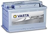 Varta 580901080D852 Silver Dynamic AGM Autobatterien, für PKW, 12 V, 80...