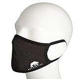 Bearactive Schwarze Gesichtsmaske, waschbar, UK-Design, Baumwolle,...