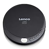 Lenco CD-010 - Tragbarer CD-Player Walkman - Diskman - CD Walkman - Mit...