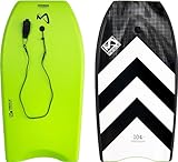 Mesle Bodyboard Kinder & Erwachsene Speed Skin mit Leash, Anfänger &...
