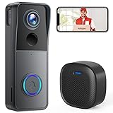 XTU WLAN Video Türklingel mit Kamera 1080P HD Kabellose Video Doorbell mit...