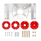 Treki Frästisch Einlegeplatte für Oberfräsen Zubehör Oberfräsentisch...