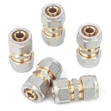 LTWFITTING Schraubfitting Kupplung 16mm Klemmringverschraubung für...