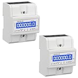 JOYELEC 2 STÜCK Dreiphasenzähler 3 Phasen 4Leiter 3x230V/400V 5–100A...