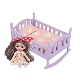 Youngwier Toy Baby Bett | Interaktive Möbel | Kleines Spielhaus Baby...
