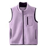 Kleinkind Kinder Fleeceweste Stehkragen Ärmellose Jacke Polar Fleece...