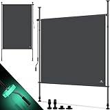 KESSER® Klemmmarkise Senkrechtmarkise außen 150x310cm Ausziehbar &...