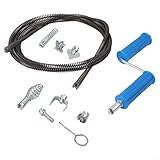 Rohrreinigungsspirale für elektrische Maschinen lang, Stahl mit 6...