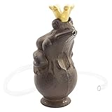 com-four® Wasserspeier Froschkönig, Brunnenfigur aus Gusseisen im...