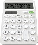 GUYUCOM Taschenrechner Groß Tasten, 12-Digit Taschenrechner Klein mit...