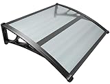 VOUNOT Vordach für Eingangstür, Dach, Markise aus Polycarbonat, robust,...
