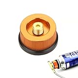 Vxiwscy Hochwertiger Gasflaschenadapter für Ventilkartuschen, Kompatibel...