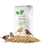 25kg Streufutter Vogelfutter Wildvogelfutter 4 Jahreszeiten Premium...