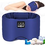 Musicozy Schlafmaske mit Bluetooth-Kopfhörern, 100 % natürliche Seide,...