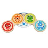 Baby Einstein Hape Magic Touch Trommel, hochwertiges Musikspielzeug aus...