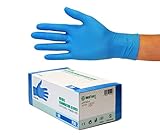 SF Nitrilhandschuhe M Blau – 200 Stück Einweghandschuhe,...