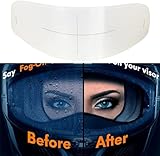 Helmet Anti-Fog Visor Insert Motorrad Anti Fog Film - Universal Fit...