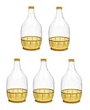 MIKONI 5L Weinflasche Weinballon aus Kunstoff GÄRBALLON Flasche...