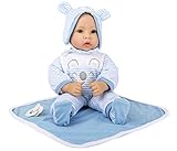 Small Foot Puppe Lukas inkl. ausziehbarer Bekleidung, Schnuller und weicher...