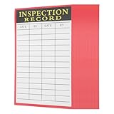 Gogogmee 20 Blatt Inspektionsprotokollkarten Lagerverwaltung Etiketten für...