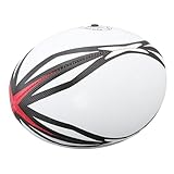 Rugbyball, Übungsball Nummer 9, Weißer PVC-aufblasbarer Rugbyball mit...