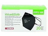 GIMA Ergonomische, Faltbare, Staubfeste Value&Safe FFP2-Filtrierende Maske,...