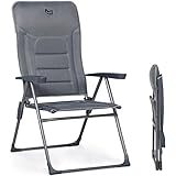 TIMBER RIDGE Campingstuhl Faltbar mit Hohe Lehne Klappstuhl Luxus...